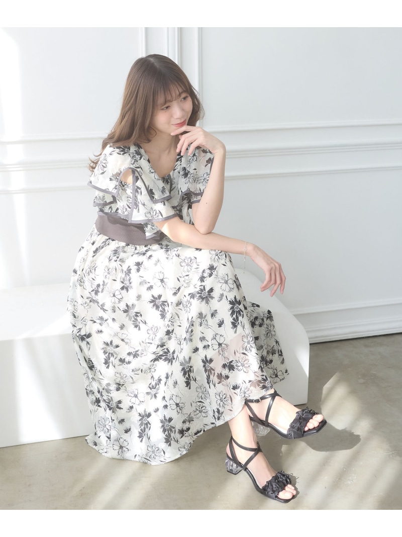 ダブルカラーコルセットワンピース MAJESTIC LEGON マジェスティックレゴン 衣装・御召しもの 余分の物の衣装・御召しもの 薄墨色 白いこと 黒いこと サクラ色 ベージュ【貨物輸送無料】[ Fashion]