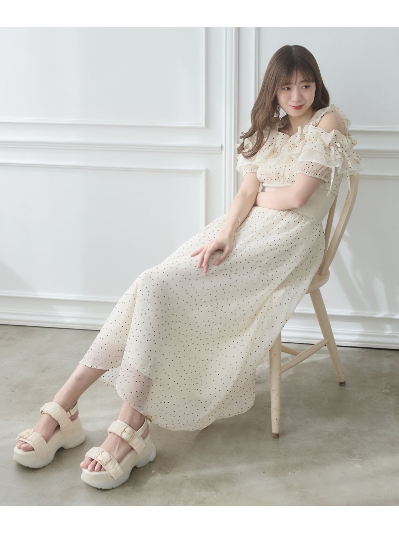 ミルフィーユフリルコルセットワンピース MAJESTIC LEGON マジェスティックレゴン 衣装・御召しもの 余分の物の衣装・御召しもの 白いこと 黒いこと【貨物輸送無料】[ Fashion]