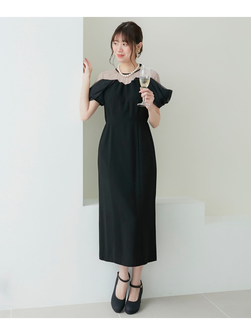 ドレープチュールうつり変わり御召しもの MAJESTIC LEGON マジェスティックレゴン 衣装・御召しもの 御召しもの ベージュ 黒いこと【貨物輸送無料】[ Fashion]