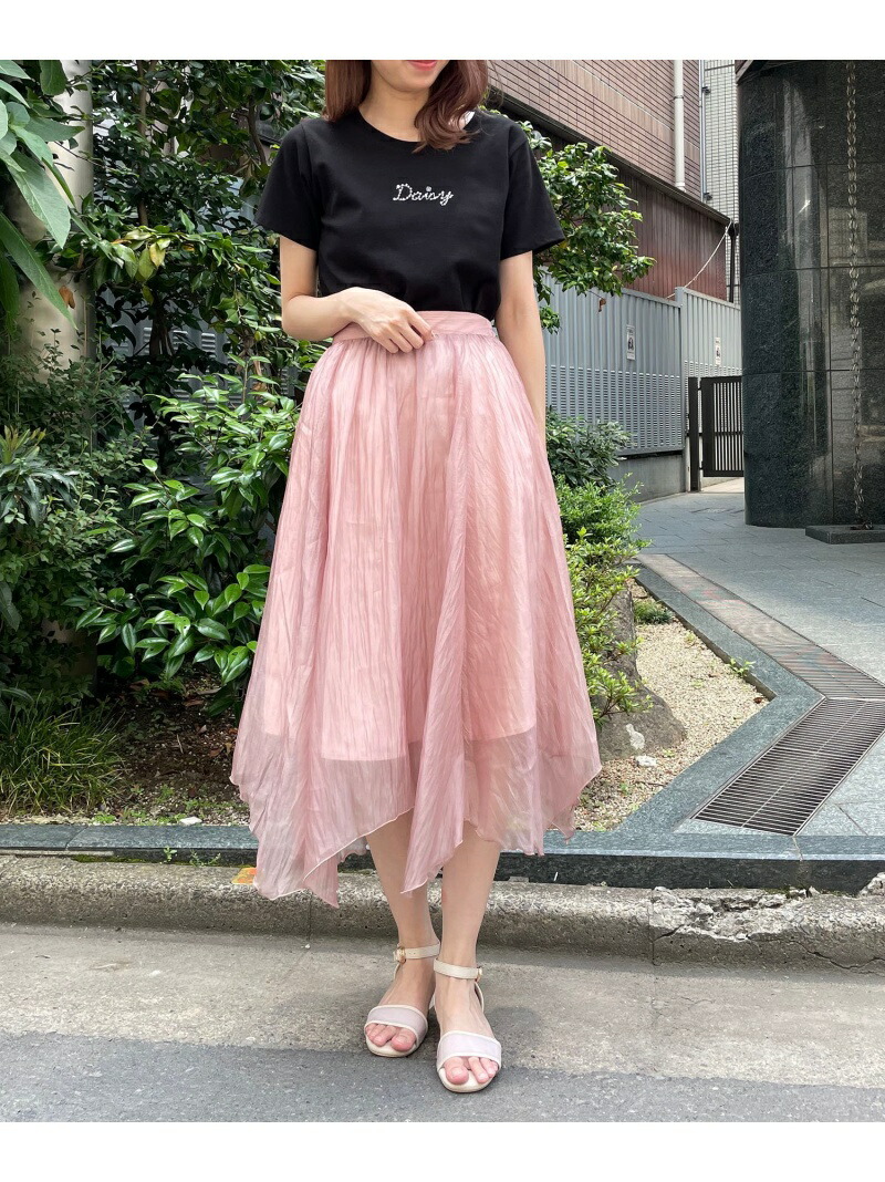 キラキラエアリーヘムスカート Majestic Legon マジェスティックレゴン スカート ロングスカート ホワイト ピンク グレー 送料無料 Rakuten Fashion Rvcconst Com