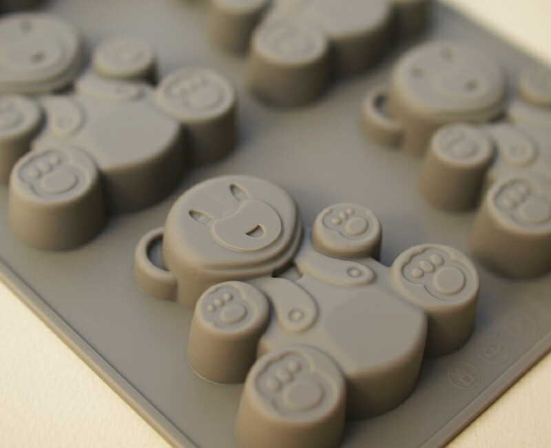 【楽天市場】特価品 シリコン型 グレイ シリコンモールド テディー ベア シリコン 型 シリコンゴム型 シリコーン モールド:馬嶋屋菓子道具店