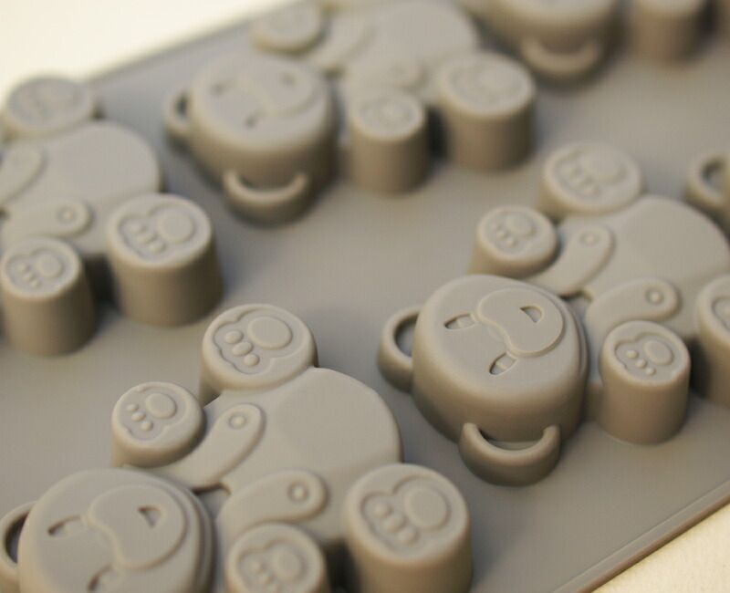 【楽天市場】特価品 シリコン型 グレイ シリコンモールド テディー ベア シリコン 型 シリコンゴム型 シリコーン モールド:馬嶋屋菓子道具店