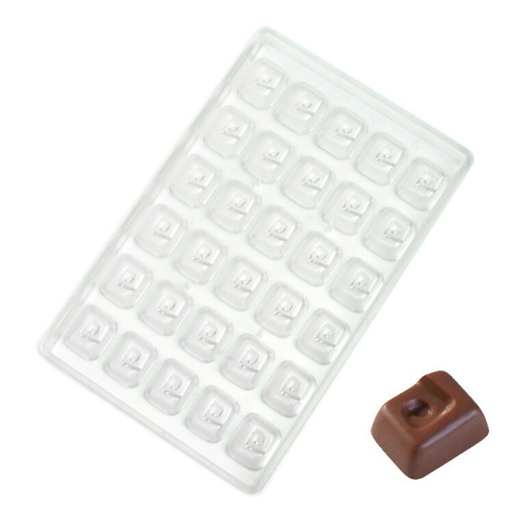 楽天市場】マルテラート チョコ型 28個付 モダン [MA1803