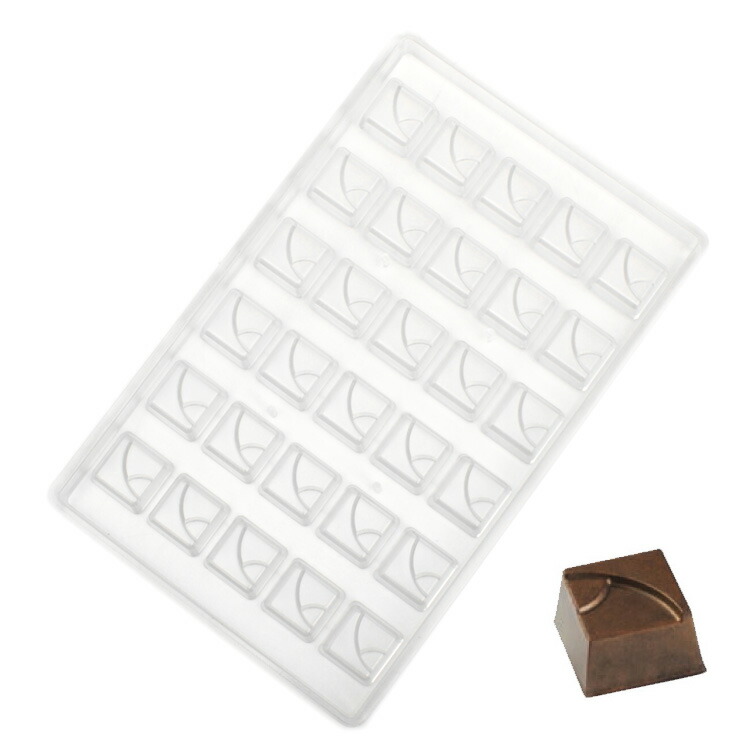 楽天市場】マルテラート チョコ型 28個付 モダン [MA1803