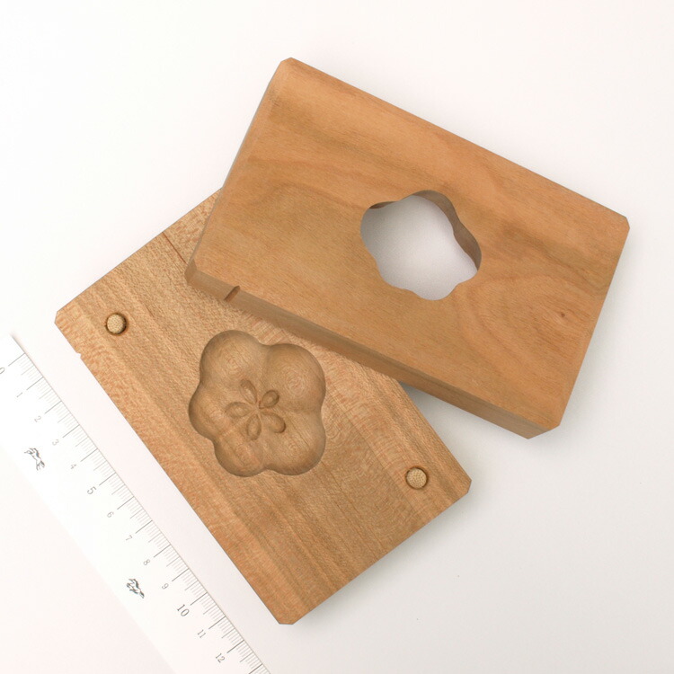 和菓子製菓用木型セット 楽天市場】上生菓子用 木型 No24 藤 ※受注生産：納期1か月程度 | 職人