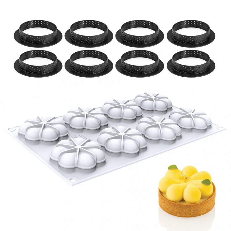 楽天市場】シリコマート キット タルト モンブラン80 シリコンゴム型