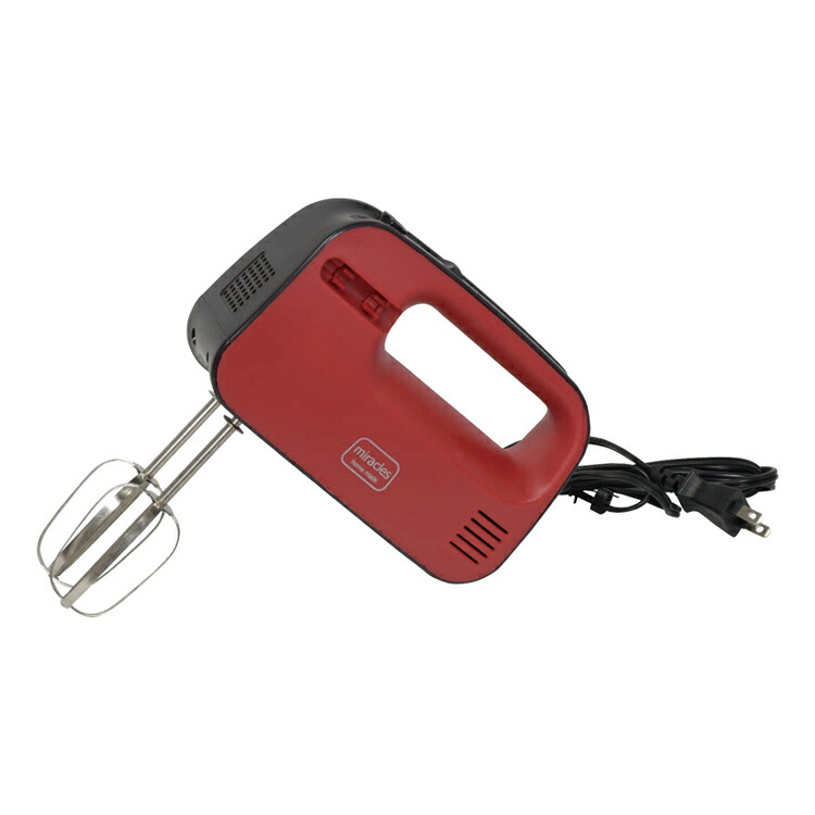 楽天市場】電動ハンドミキサー ミラクルス2 親子でお菓子作り ホワイト
