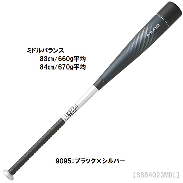 年間定番 SSK MM18 ミドルライト 83cm 660g バット袋付き sitedev