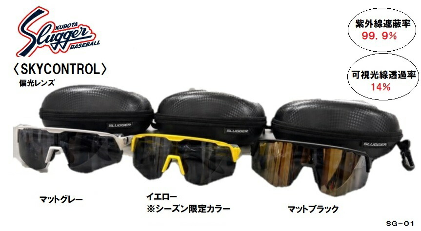 久保田スラッガー サングラス 偏光レンズ使用 ファッション用サングラス 野球 スポーツ サングラス SG-01｜メジャースポーツ