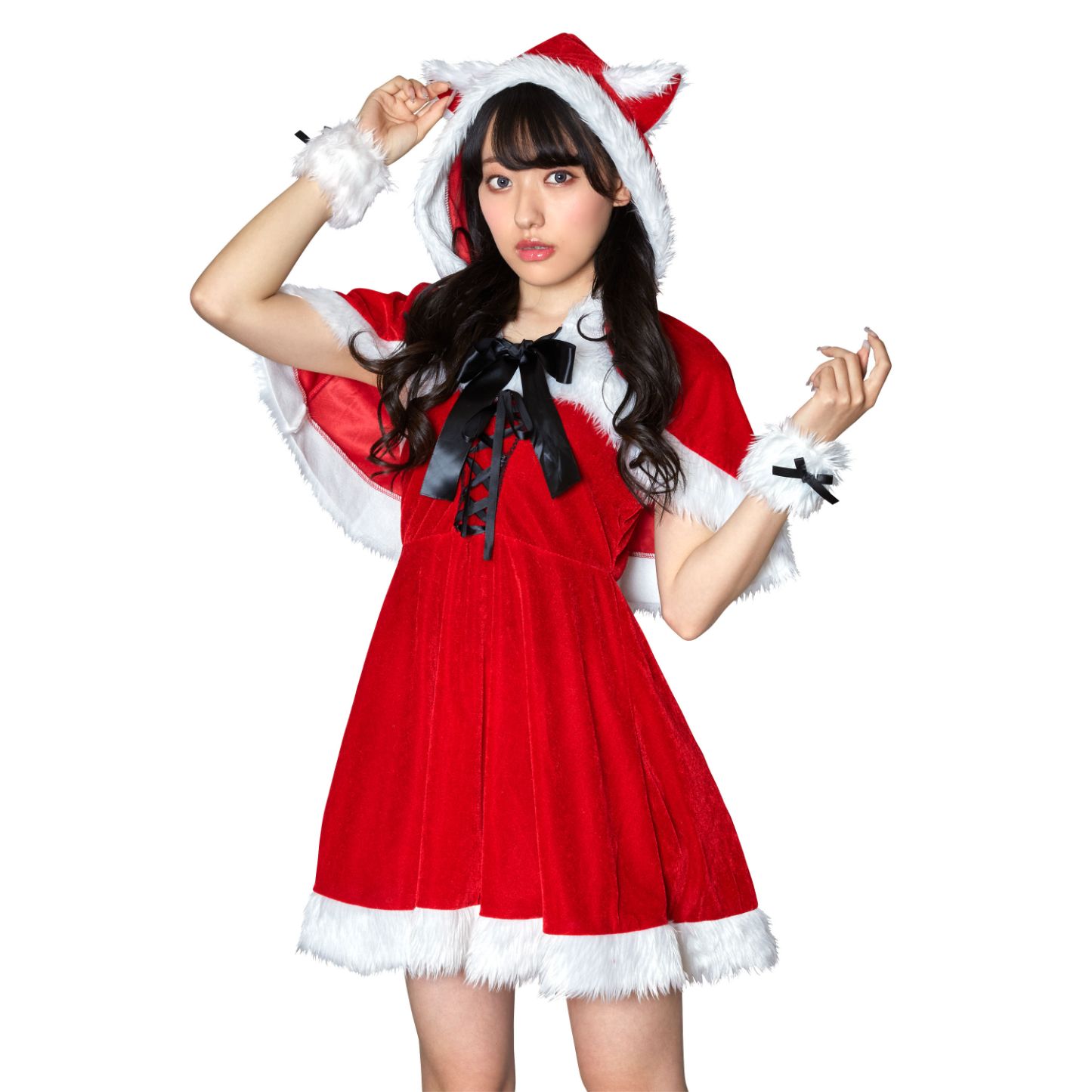 楽天市場】ミミノエル リボンケープトナカイ となかい ポンチョ ミニ