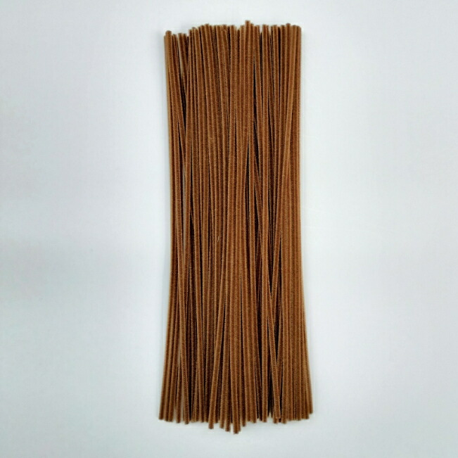 【楽天市場】カラーモール 1分（直径3mm） 128 くり茶 100本セット ラッピング 手芸 工作 知育 手作り 趣味 ふわふわ ミニチュア ...