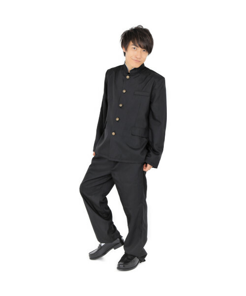 学生服上下セット　レトロ　7号　標準A  学ラン コスプレ 男子　男装 スクール制服 学ラン 上下セット 学生服 高校生 コスプレ 卒業式