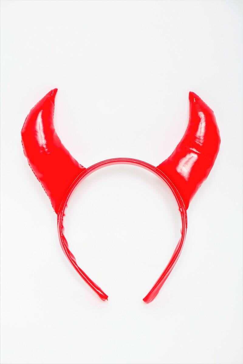 デビルカチューシャ レッド 魔王 変装 パーティー 仮装 悪魔の角 サタン デーモン デビル