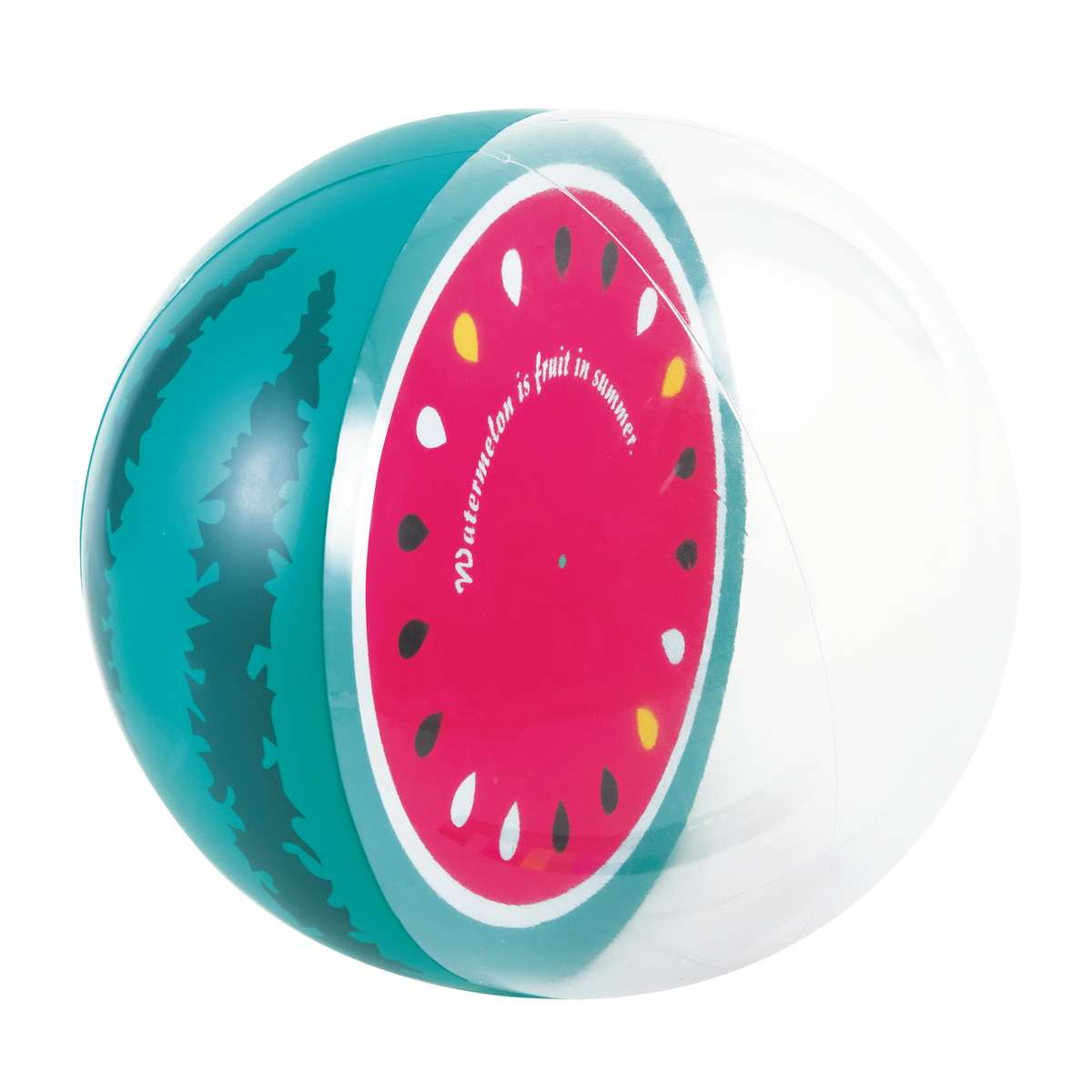 ビーチボール50cm スイカ かわいい カットスイカ 人気 フロート 家族 西瓜 すいか ボール