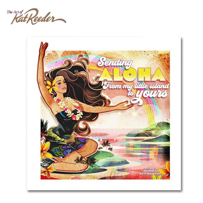 コレットミラー　アート　絵　ウッドプリント　グリーンルーム　ハワイアン 楽天市場】カットリーダー アートプリント Hula Fantasy 28.0