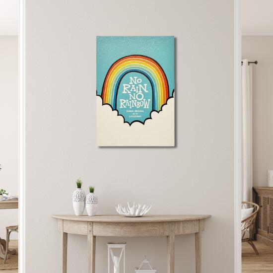 ルーズマン キャンバスアート Ma kai限定A3/A2 NO RAIN NO RAINBOW【LOOSEMAN サーフアーティスト 絵 海 波 ハワイアンアート 雑貨 インテリア 西海岸 38,500円