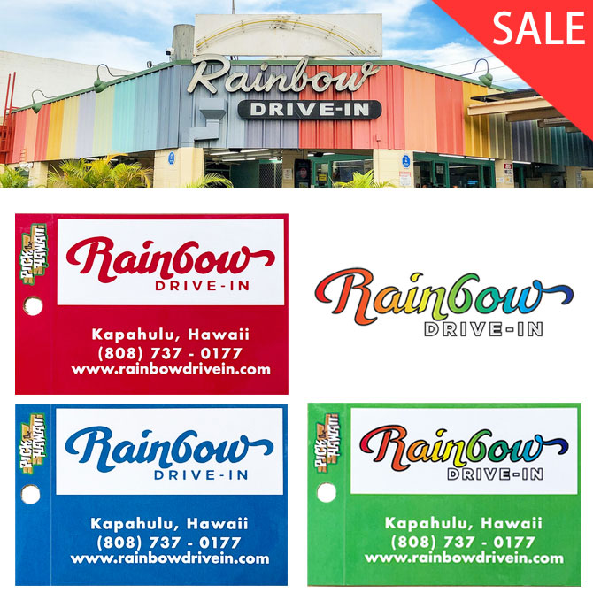 【楽天市場】レインボードライブイン カップロゴ ステッカー【 RAINBOW DRIVEIN ハワイ ハワイアン ハワイアン雑貨 人気 お店