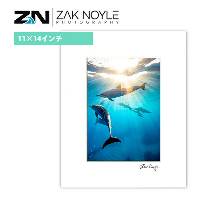 【11×14インチ】 ザックノイル マットプリント Staff Meeting 28.0×35.5cm【zak noyle ハワイ 写真 インテリア ハワイアン雑貨  ハワイアンアート サーフィン 海 波 フォトグラファー】