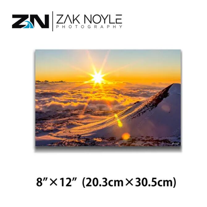 ザックノイル アルミプリント MAUNA KEA SN:4/100【zak noyle ハワイ 写真 イルカ インテリア ハワイアン雑貨 ハワイアンアート サーフィン 海 波 自然 アート 壁掛け プリント フォト グラフィック ウォール リゾート 西海岸 】｜Ma kai
