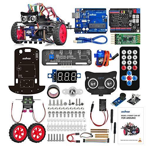 【在庫残1】工作 教育 ロボット カー　Arduino アルドゥイーノ キット Amazon | OSOYOO Arduino用 アルドゥイーノ UNO 多機能 教育