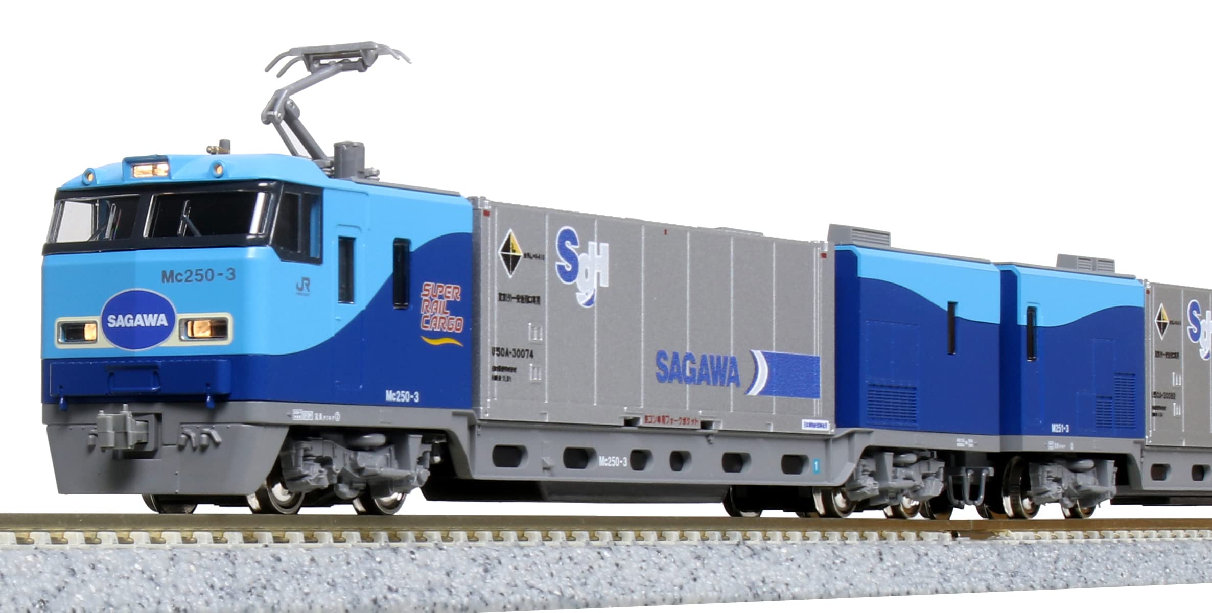 カトー (KATO) Nゲージ M250系 スーパーレールカーゴ U50Aコンテナ積載 基本セット 4両 鉄道模型 電車 10-1721