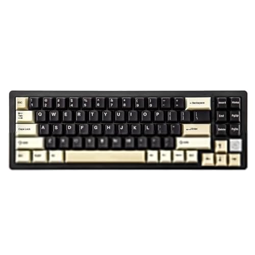 YUNZII AL71 68% ゲーミングキーボード フルアルミCNC ホットスワップ対応 無線 ガスケット メカニカルキーボード NKRO 2.4GHzワイヤレスBT5.0/USB-C 有線 RGBバックライト Win/Mac用 お贈り物（ブラック、クリ