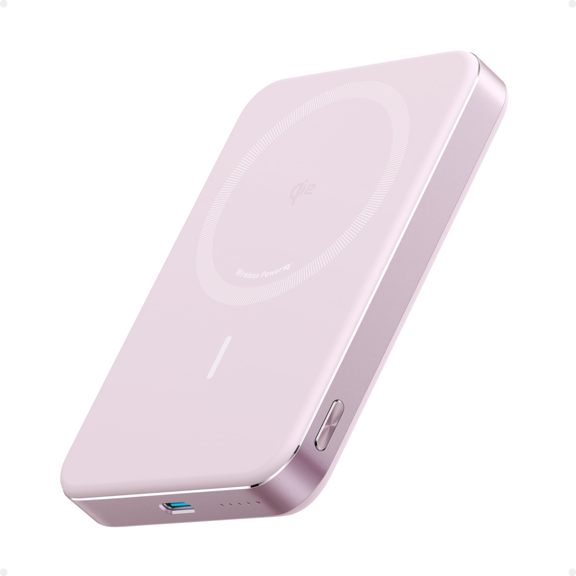 Anker MagGo Power Bank (10000mAh, Slim) Qi2認証 ワイヤレス充電 最大出力15W MagSafe対応 マグネット式ワイヤレス充電対応 コンパクト 薄型 小型 iPhone 16 / 15 / 14 / 13 / 1