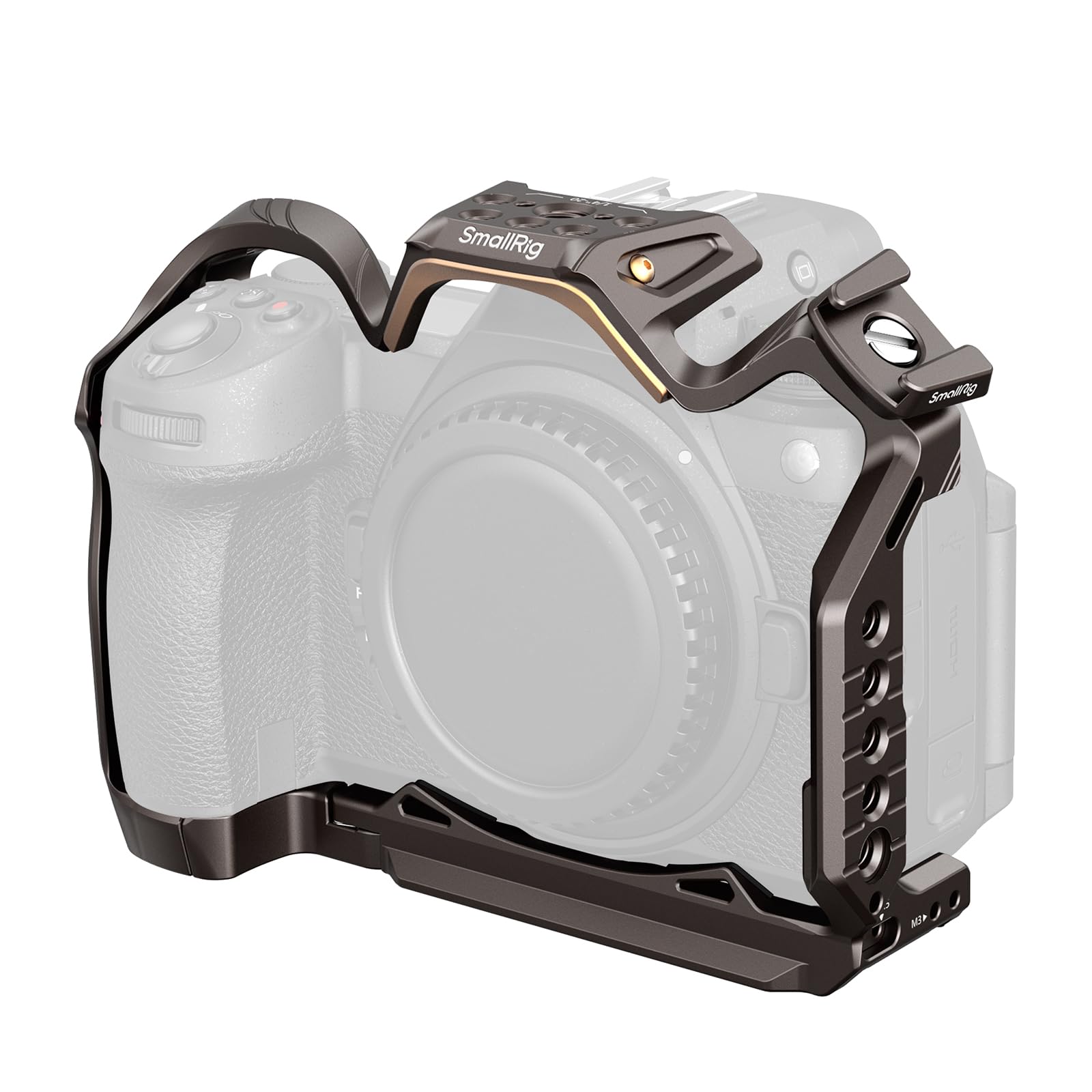 SmallRig「ナイトイーグル」Z 6III用 ケージ Nikonに対応 アルミ合金製フルケージ Arca-Swiss用クイックリリースプレート マイクとライト用コールドシューマウント付き 4521