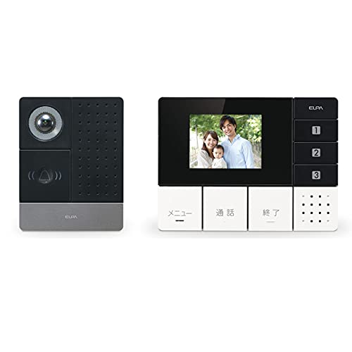 ELPA DECT ワイヤレステレビドアホン 親機1台カメラ子機1台セット DHS-SM2030 1864100｜SelectSHOP 岐阜 店 15,587円