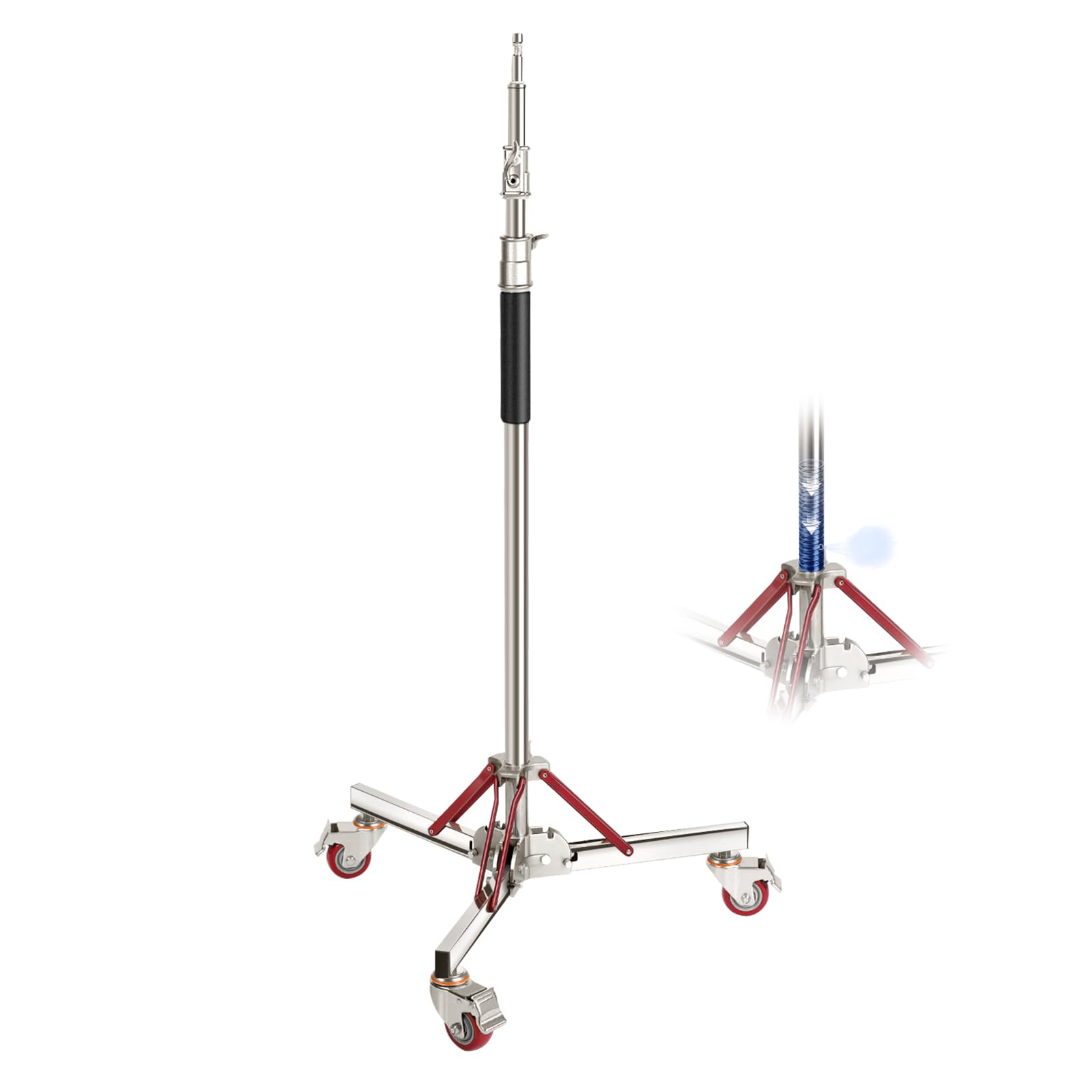 楽天市場】【クーポンで20%OFF】NEEWER 240cmステンレススチール