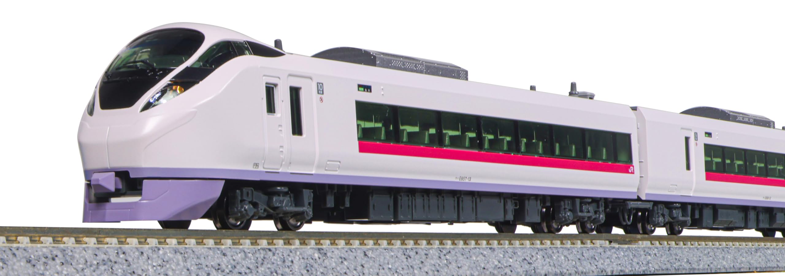 JR E657系 「スーパーひたち」 6両基本セット 10-1110 ほぼ新品 再生産】(N) 10-1110 E657系 「スーパーひたち」 6両基本セット