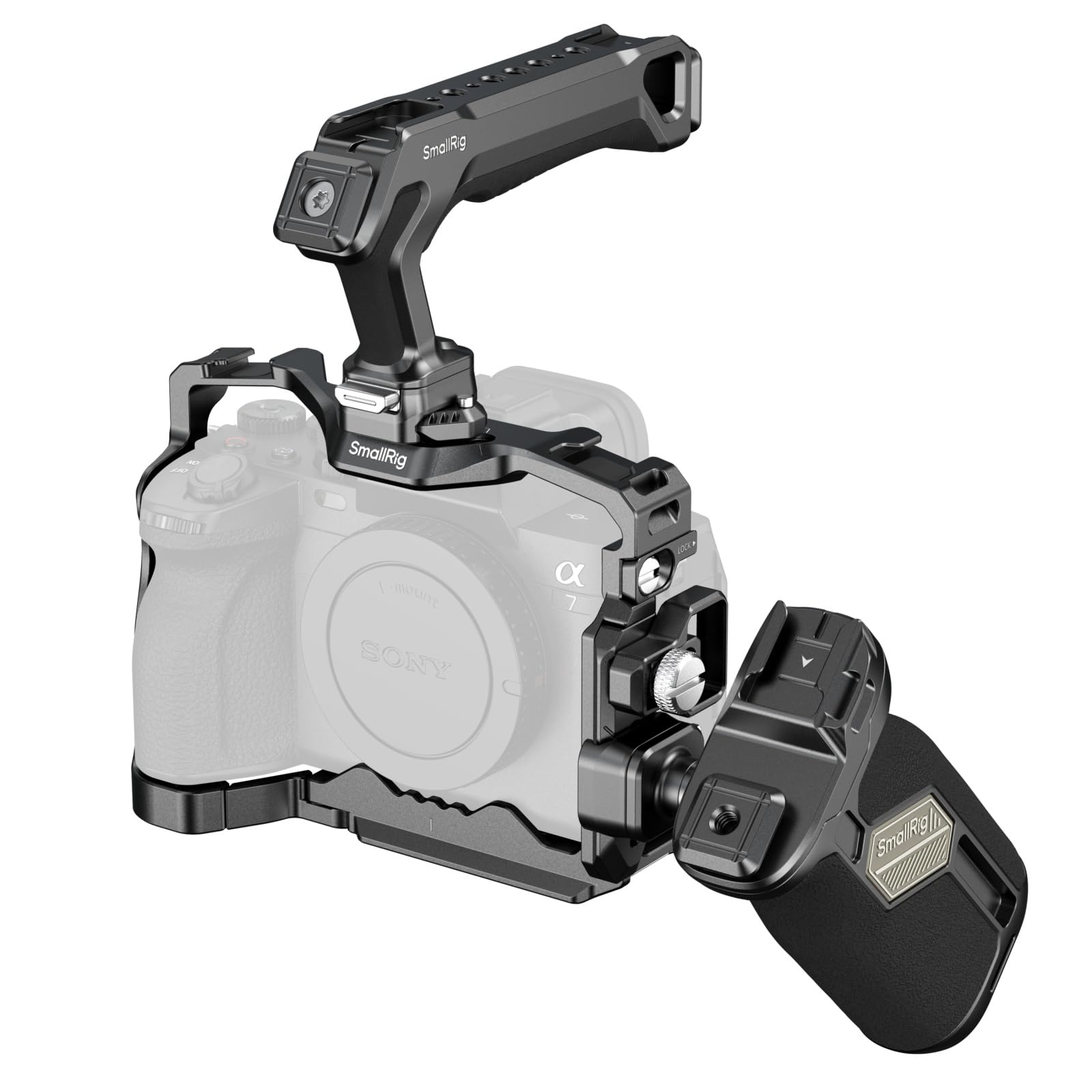 SmallRig HawkLock クイックリリースケージキット Sony対応 Alpha 7R V / A7 IV / A7S III用 トップハンドル/サイドハンドル/HDMIケーブルクランプ付き - 5599|SelectSHOP 岐阜 店