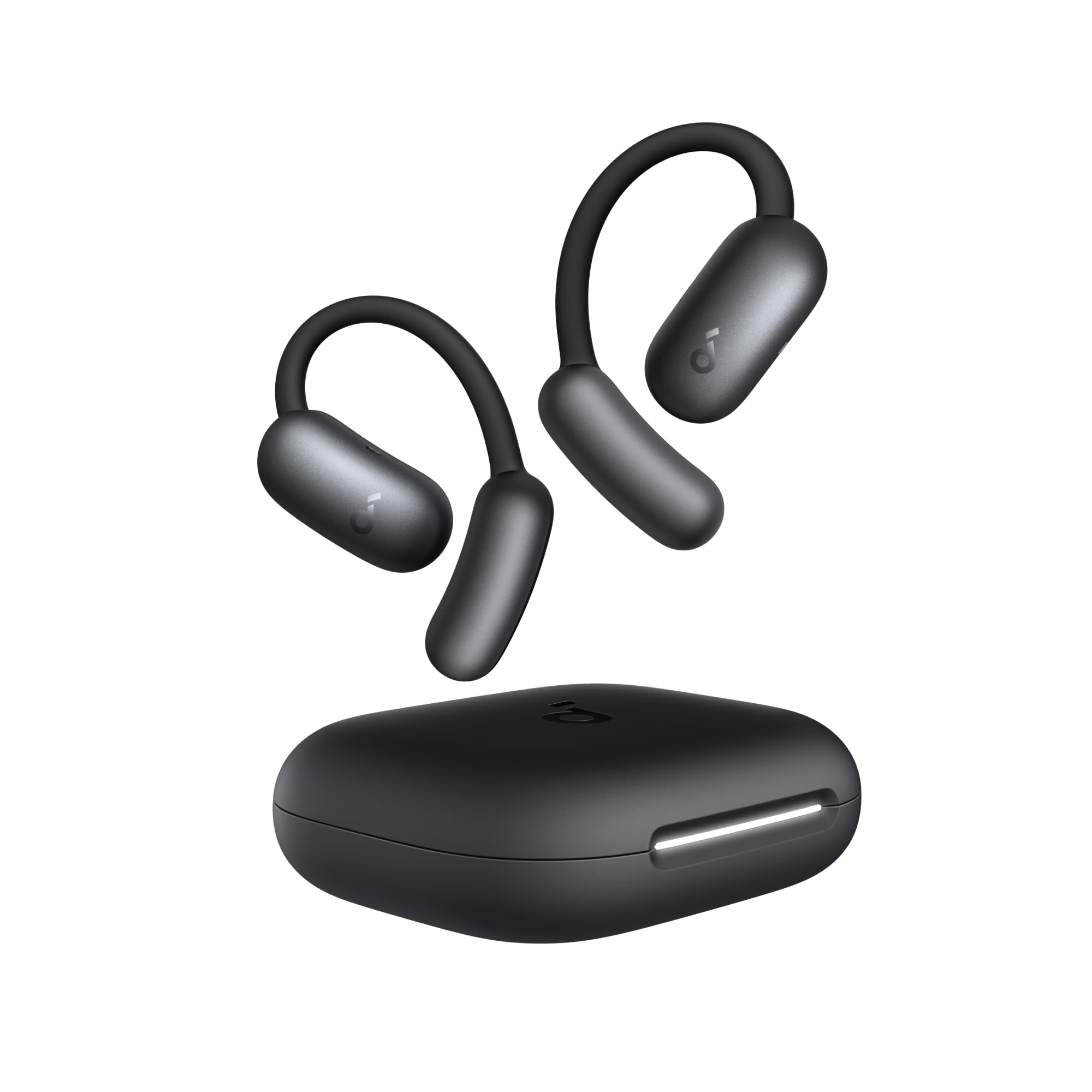 Anker Soundcore AeroFit 2 (Bluetooth 5.4)【オープンイヤー型ワイヤレスイヤホン / IP55防塵防水規格/ 最大42時間再生 / マルチポイント接続/PSE技術基準適合】 ミッドナイトブラック