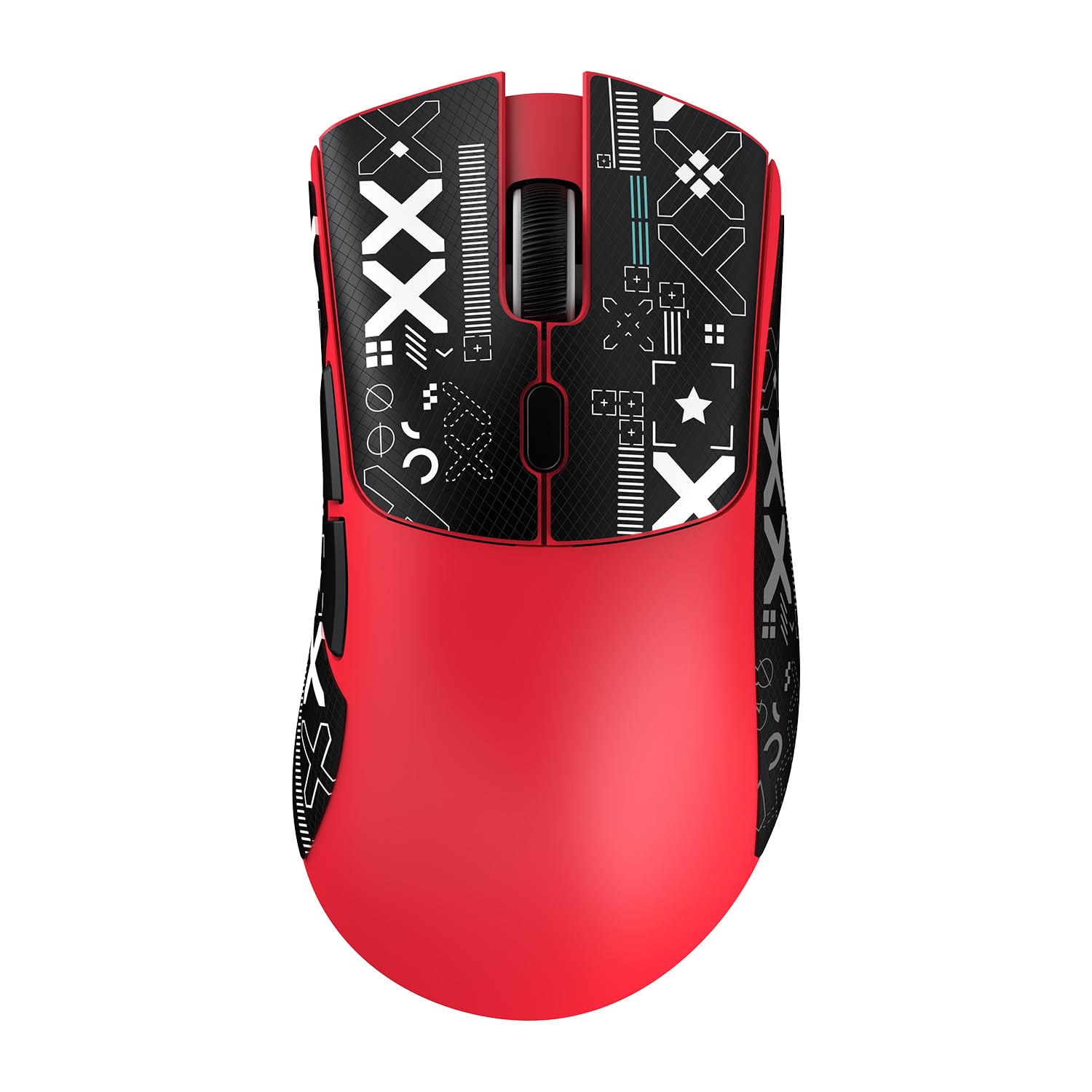 ATTACK SHARK X ZIYOU LANG R1 ゲーミングマウスSUPERLIGHT ワイヤレス 2.4Ghz/Bluetooth/Type-C PAW3311 18000DPI 無線 超軽量59g 充電式 6ボタン エルゴノミクス 滑り止め 赤