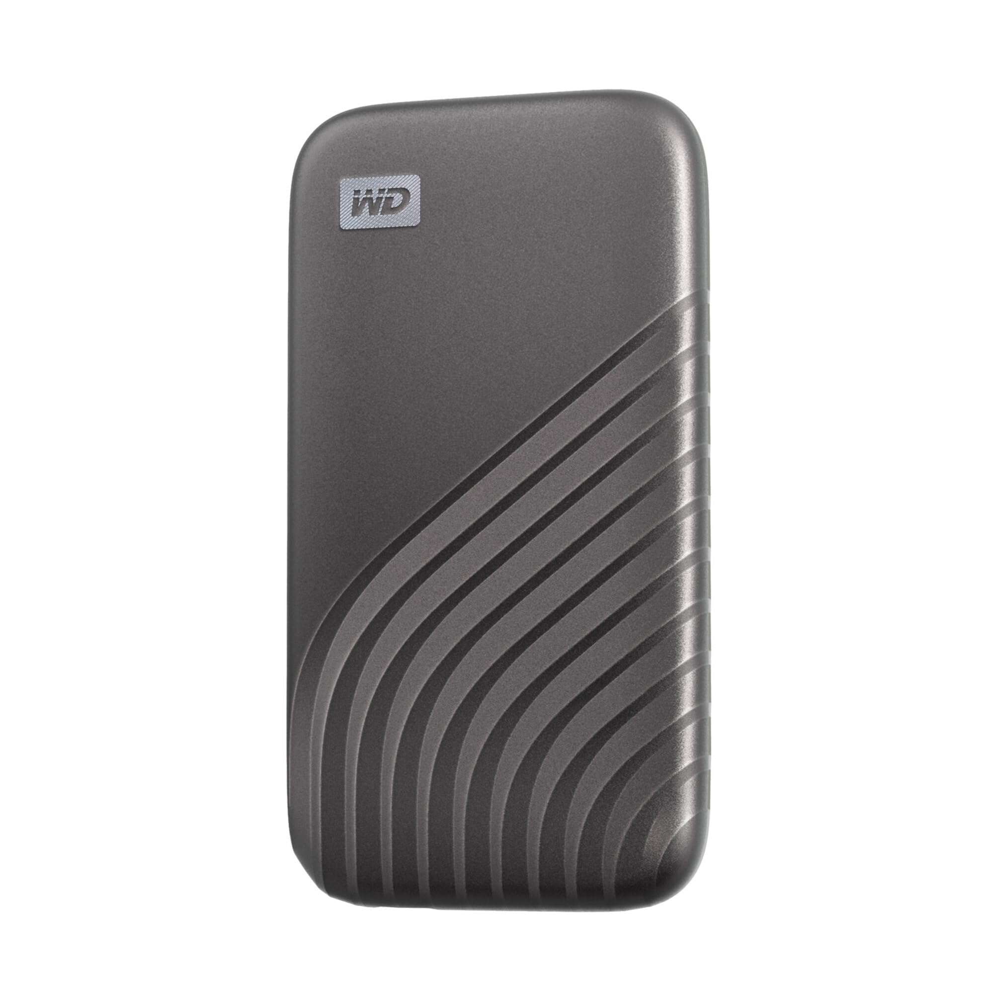 ウエスタンデジタル(Western Digital)WD ポータブルSSD 2TB グレー USB3.2 Gen2 My Passport SSD 最大読取り1050 MB/秒 外付けSSD /メーカー5年保証 WDBAGF0020BGY-WESN 国内正