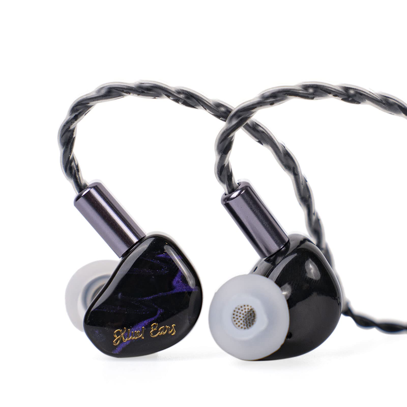 LINSOUL Kiwi Ears Cadenza 10mmベリリウムダイナミックHiFiインナーイヤーイヤホン (パープル)