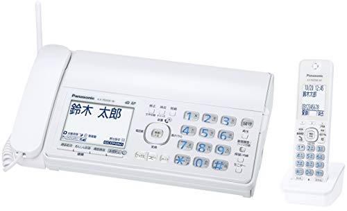 パナソニック おたっくす デジタルコードレスFAX 子機1台付き 1.9GHz DECT準拠方式 ホワイト KX-PD305DL-W