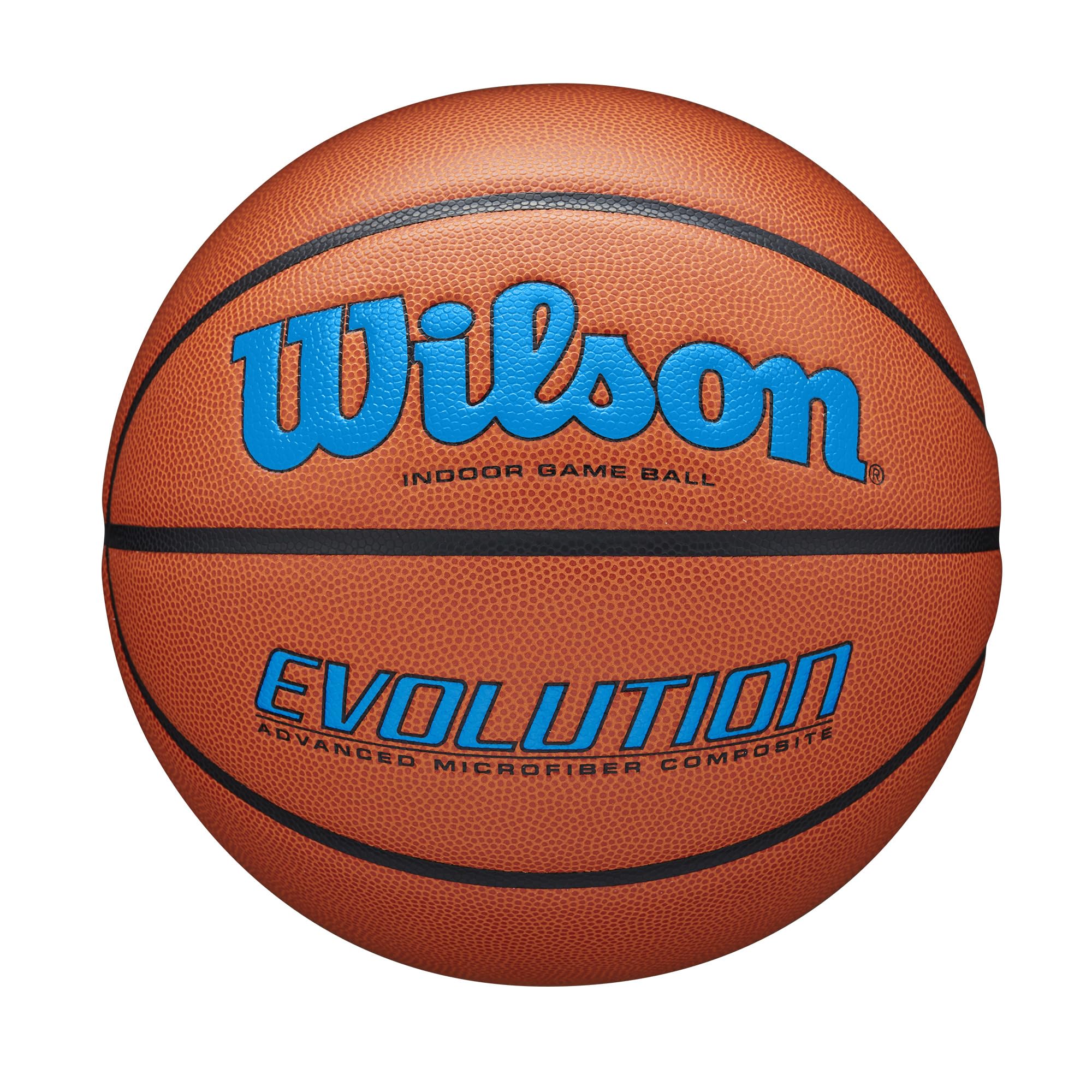 Wilson(ウイルソン) バスケットボール EVOLUTION (エボリューション) WTB0595XB0704 インドア用 7号/ 直径約24.5cm オレンジ/ロイヤル
