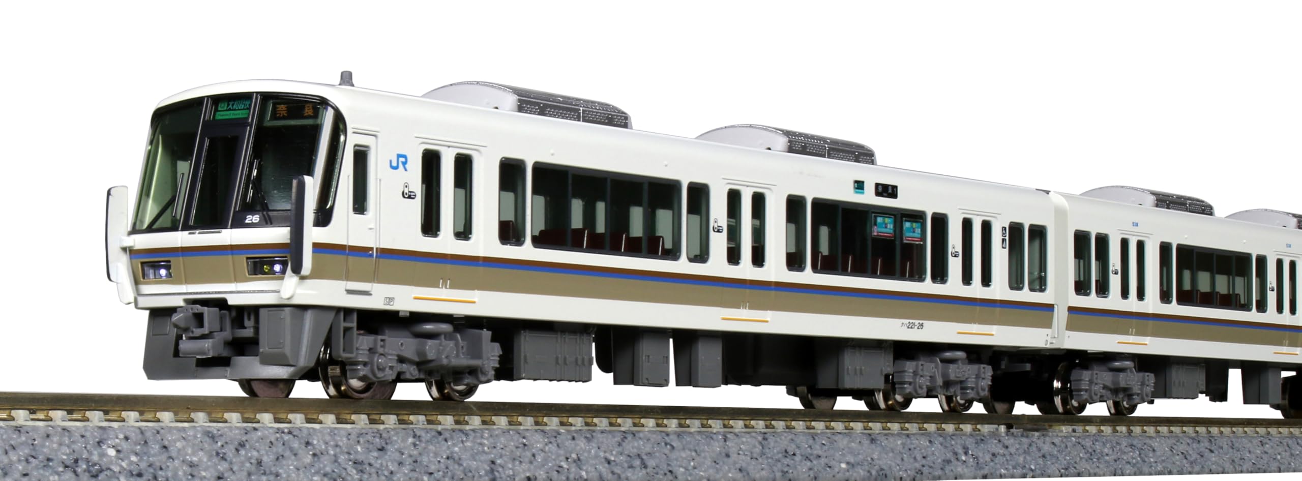 KATO Nゲージ 221系リニューアル車 大和路快速 基本セット (4両) 鉄道模型 電車 10-1491S