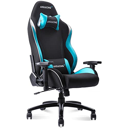 AKRacing ティーン向け ゲーミングチェア デスクチェア 学習椅子 SKY BLUE スカイブルー Pinon ピノン 低身長 145cm-165cm 子供向け 在宅 リモート 5年保証