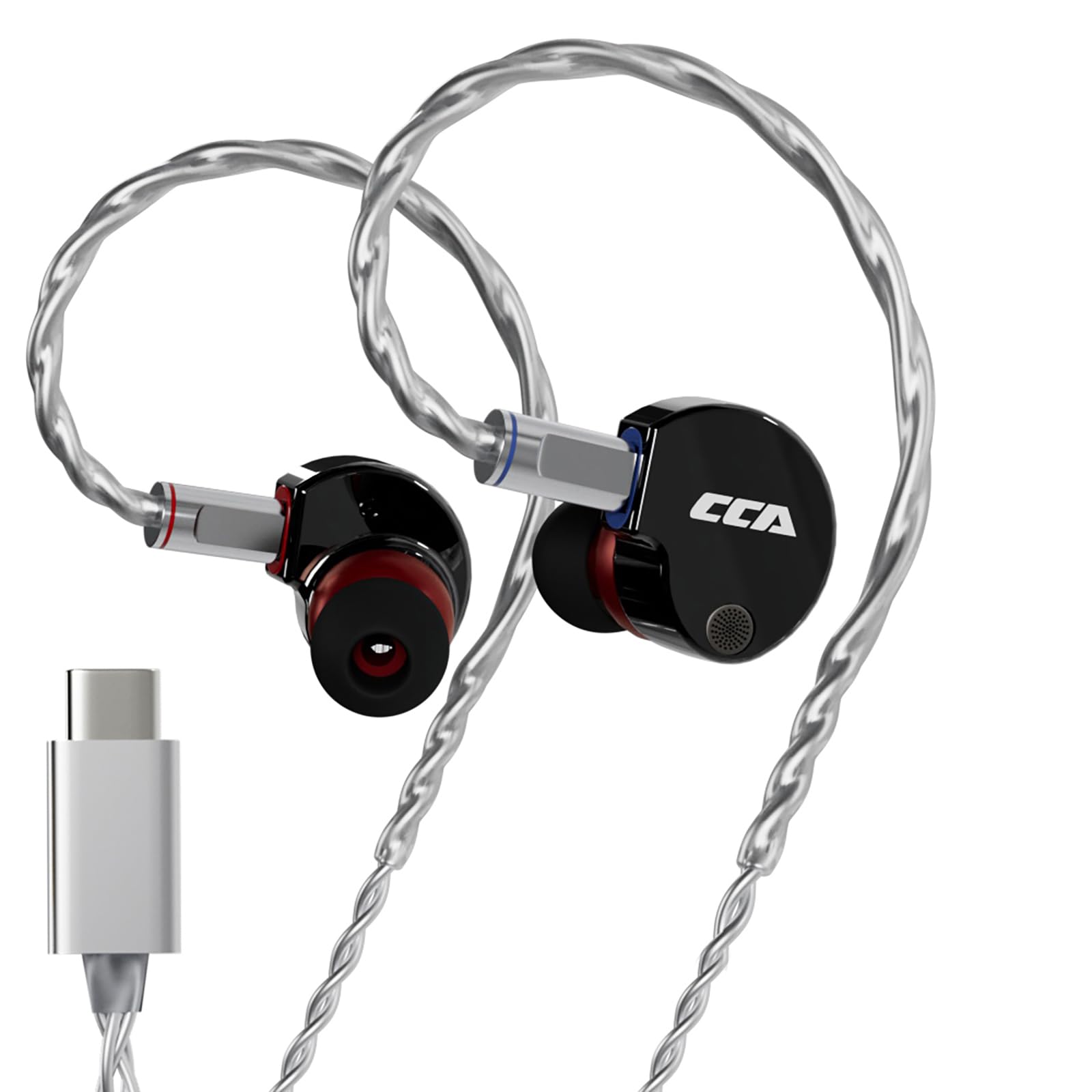 Linsoul CCA Phoenixハイエンドダイナミックリケーブル可能HiFiイヤフォン 熟練のチューニングによるハーマンカーブサウンド パワフルなデュアルマグネットドライバー & LCP振動板 プレミアムメタル構造&人間工学的な快適性 着脱式0.78