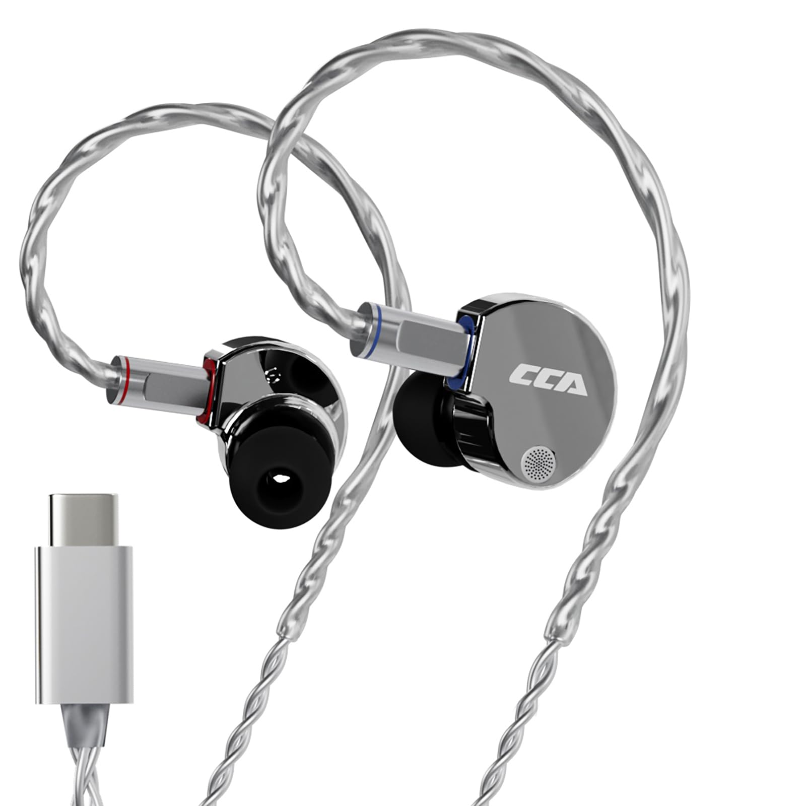 Linsoul CCA Phoenixハイエンドダイナミックリケーブル可能HiFiイヤフォン 熟練のチューニングによるハーマンカーブサウンド パワフルなデュアルマグネットドライバー & LCP振動板 プレミアムメタル構造&人間工学的な快適性 着脱式0.78