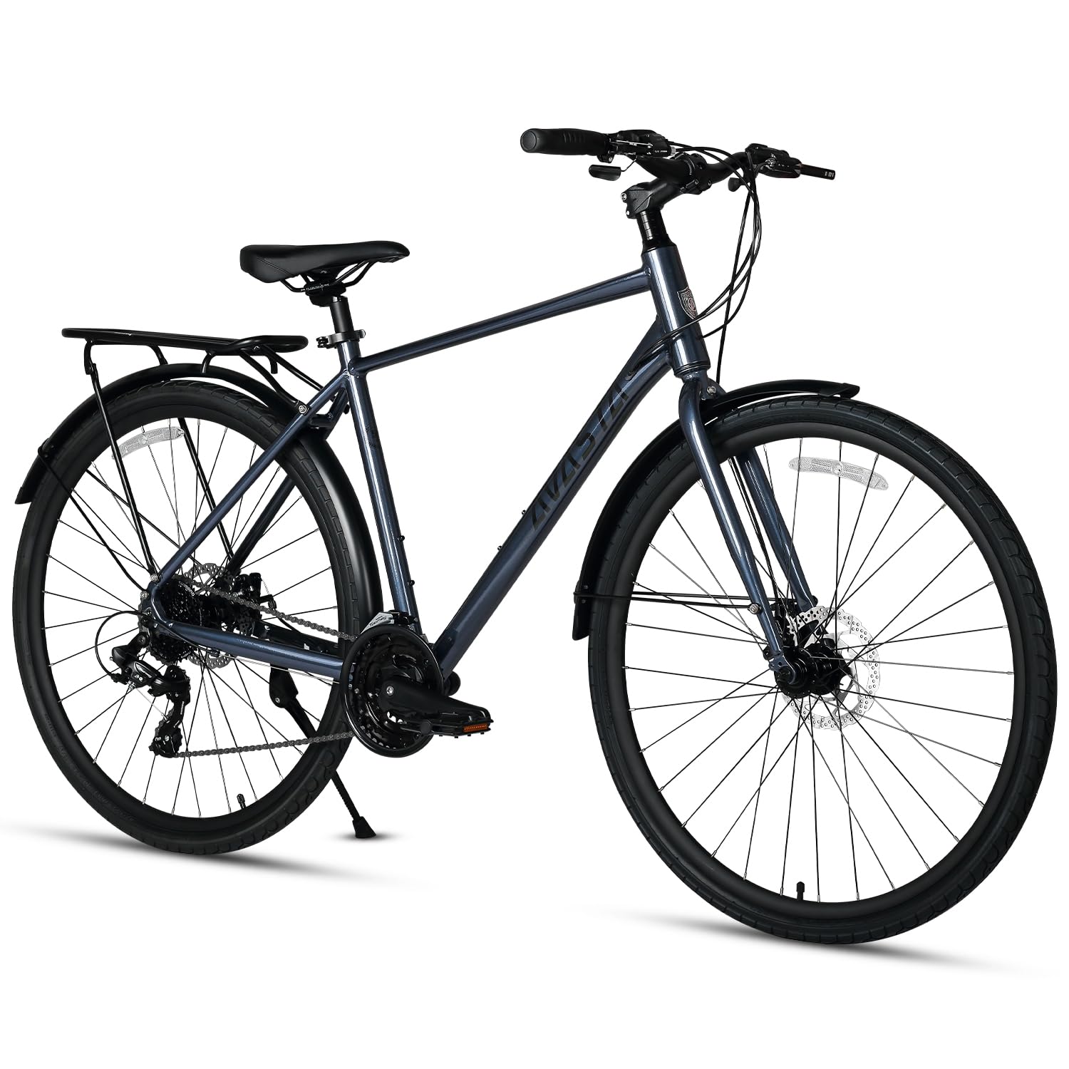 PRECISION SPORT アルミ 24速 510mm クロスバイクGREY PRECISION SPORT アルミ 24速 510mm クロスバイク 青 - メルカリ