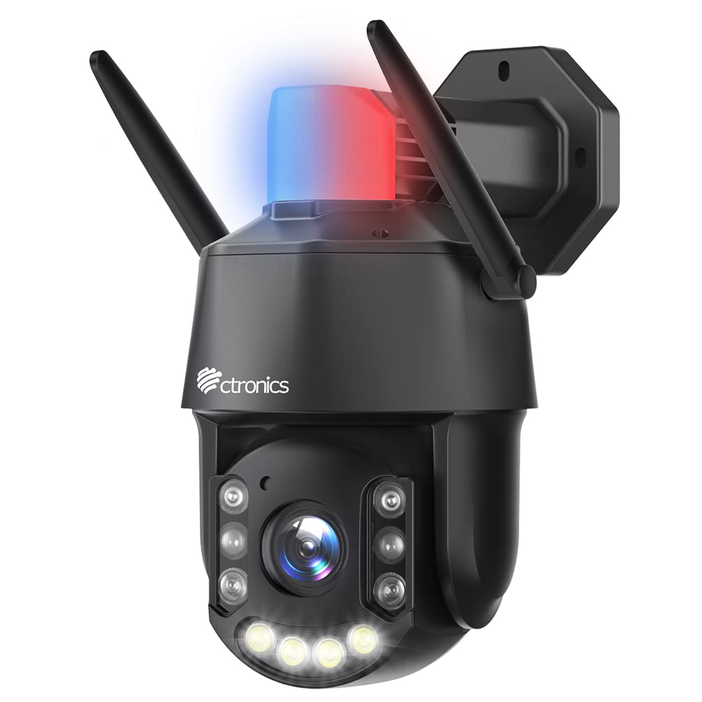 Ctronics 防犯カメラ 500万画素 30倍光学ズーム監視wifi音声通話 Ctronics 防犯カメラ 500万画素 30倍光学ズーム 屋外 監視カメラ