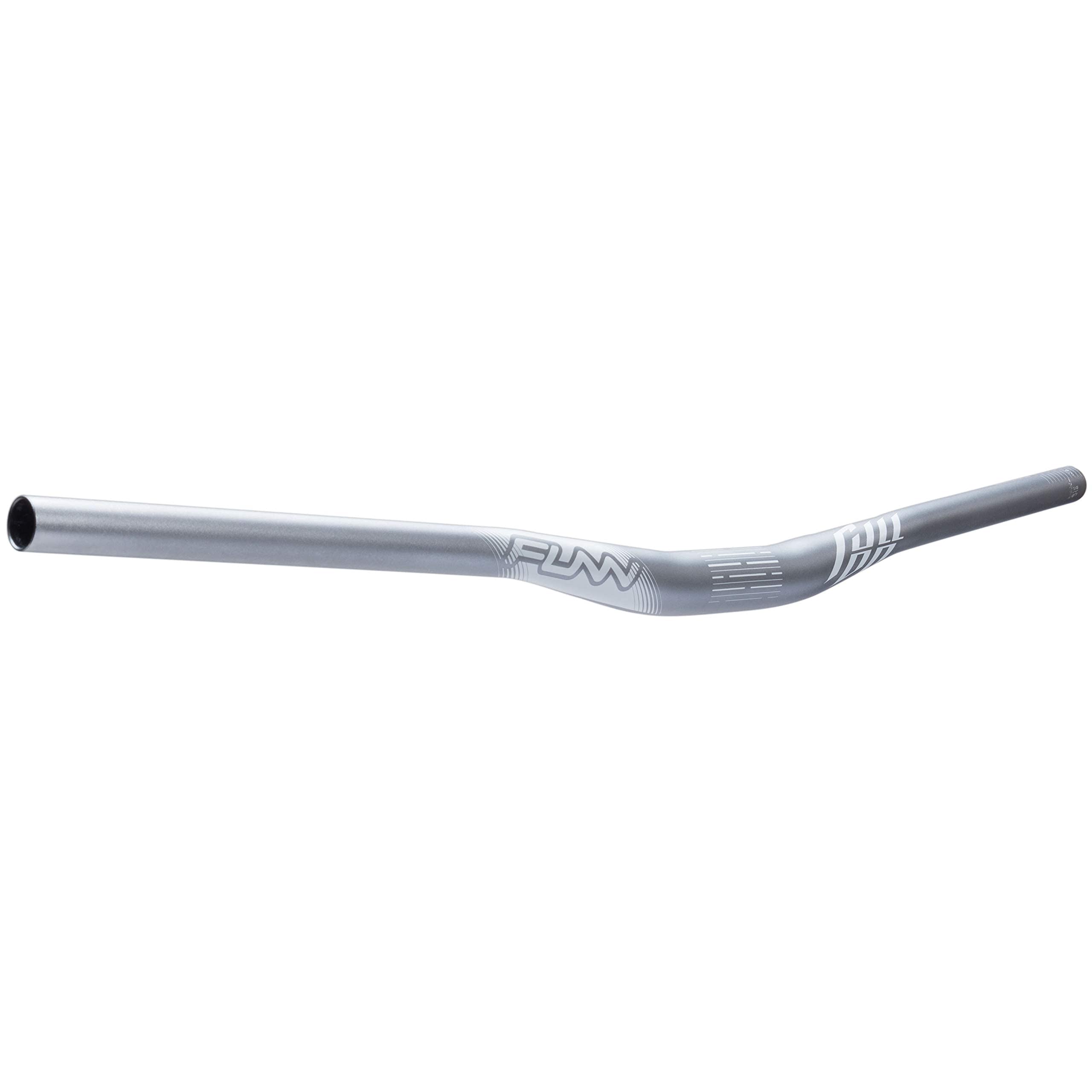Funn(ファン) フル-オン(Full On)、 MTB、自転車用ハンドルバー、クランプ径:φ31.8mm、幅810mm、耐久性、剛性感、柔軟性、衝撃吸収性、軽量化（15ｍｍ上昇、グレー）