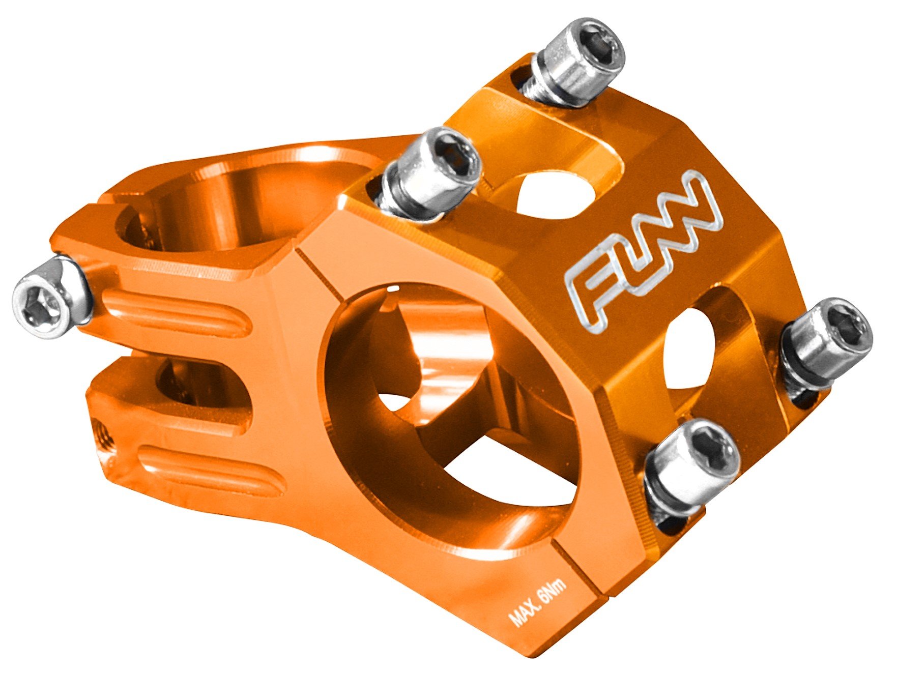 Funn ファンドゥロ（Funnduro） MTB ステム 35 mm × 45mm ハンドルステム - クランプ直径：35mm - マウンテンバイク BMX 自転車 に適用 バイク ハンドル ステム（長さ：45mm, オレンジ)