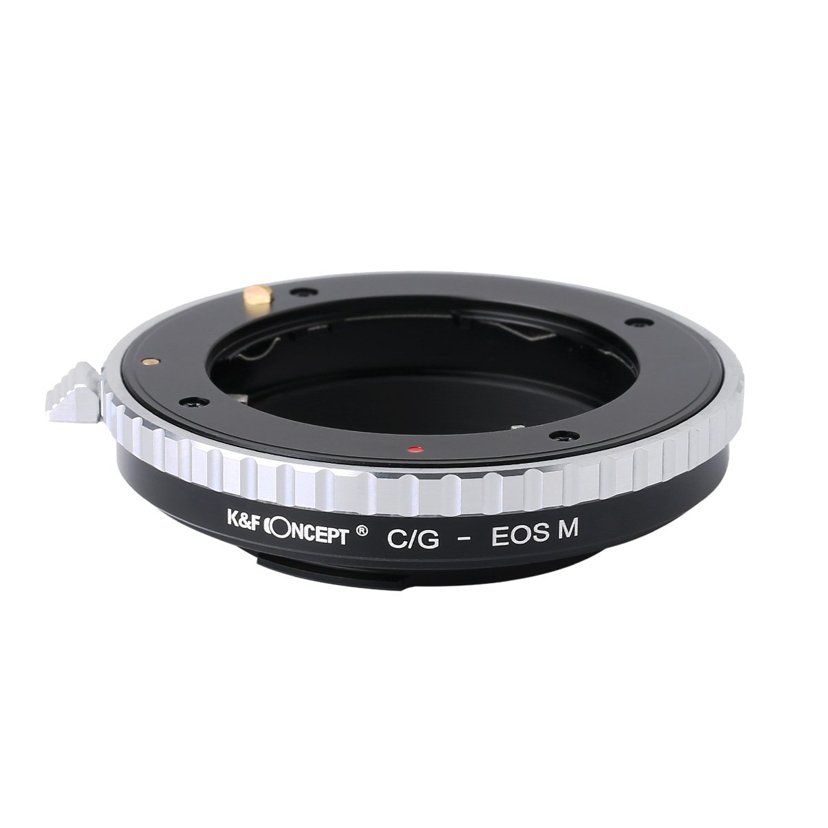 K&F Concept レンズマウントアダプター KF-CGEM (コンタックスGマウントレンズ &rarr; キヤノンEF-Mマウント変換） フォーカスリング付き｜SelectSHOP 岐阜 店