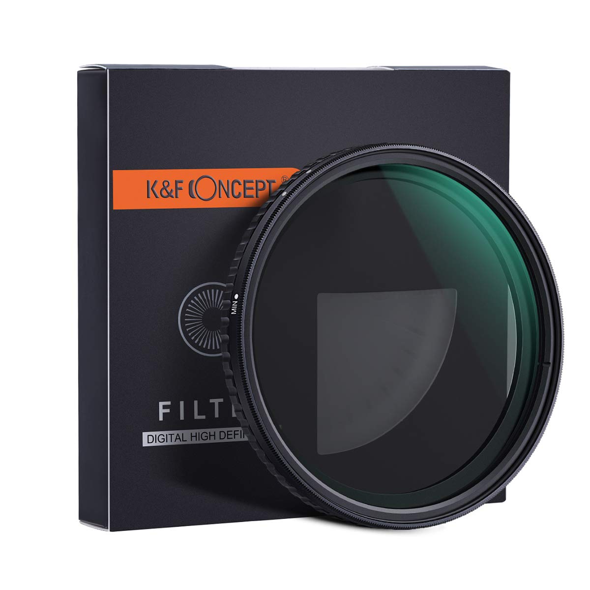 K&F Concept 可変NDフィルター 72mm ND8~ND128 KF-72NDX8-128 バリアブル