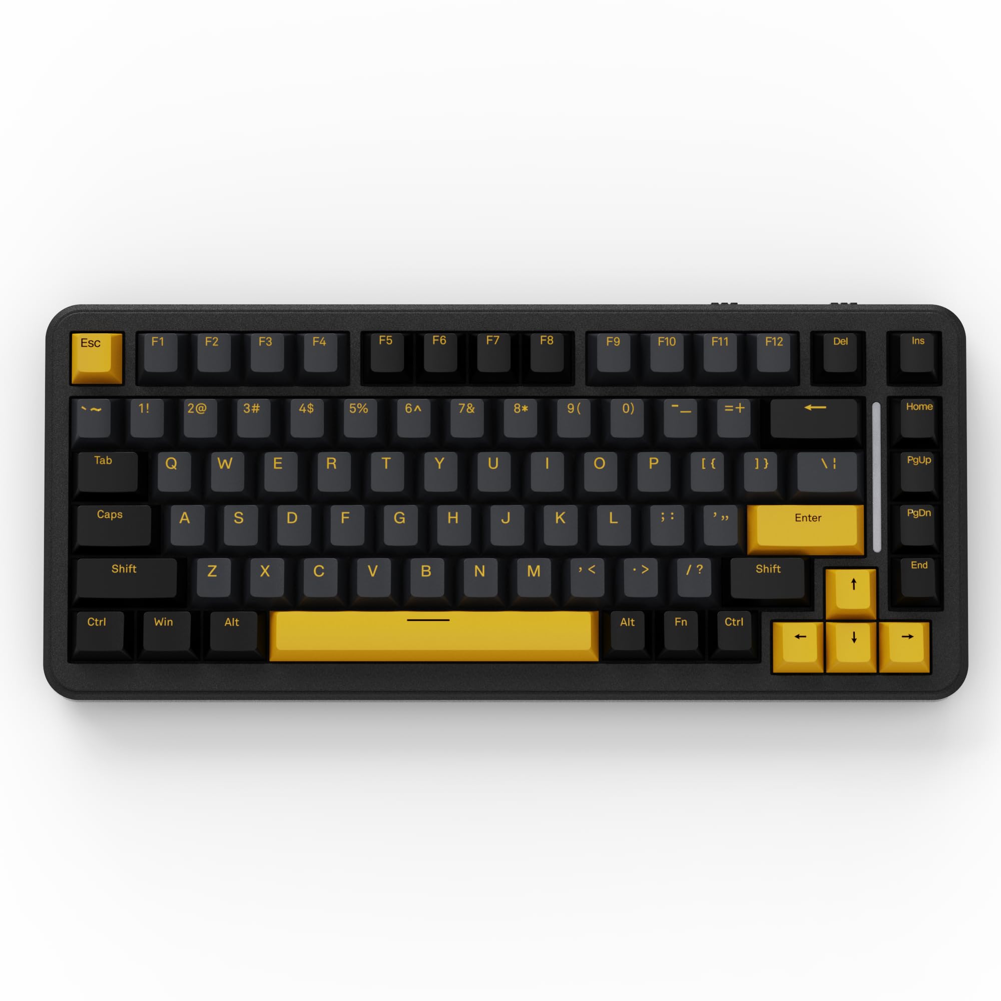 MAMBASNAKE×ATTACK SHARK M86 ゲーミンッグキーボード ワイヤレス メカニカルキーボード 75％ 英語配列 RGBバックライト カスタマイズ可能 ガスケット構造 いい打鍵音 3モード接続（Bluetooth/2.4G/USB-C）
