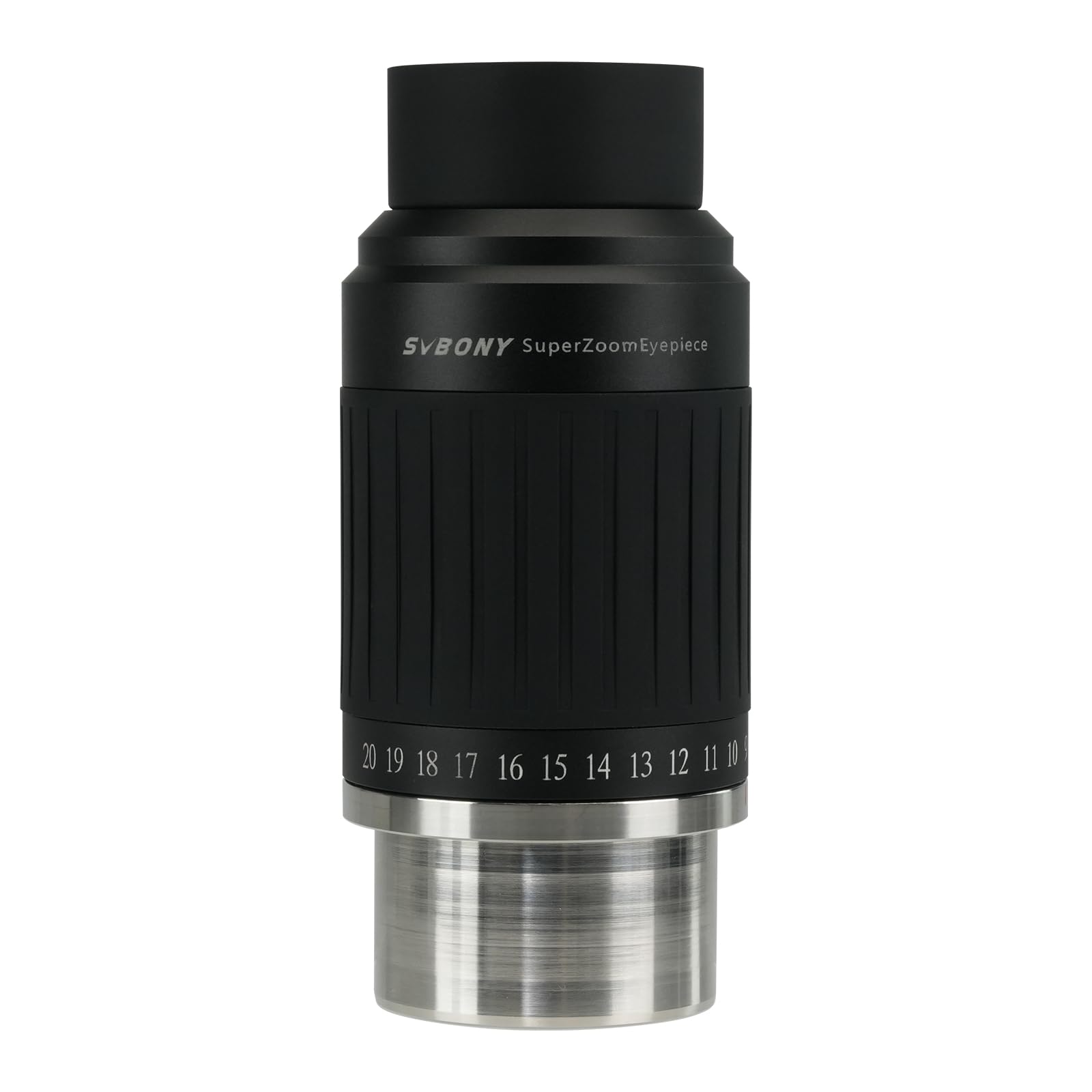 SVBONY SV230 ズーム望遠鏡接眼レンズ 1.25インチ&2インチ FMC 焦点距離8-20mm 視野角57°-72°非球面レンズ 同焦点設計 天体望遠鏡用 月と惑星観測用 ズームアイピース